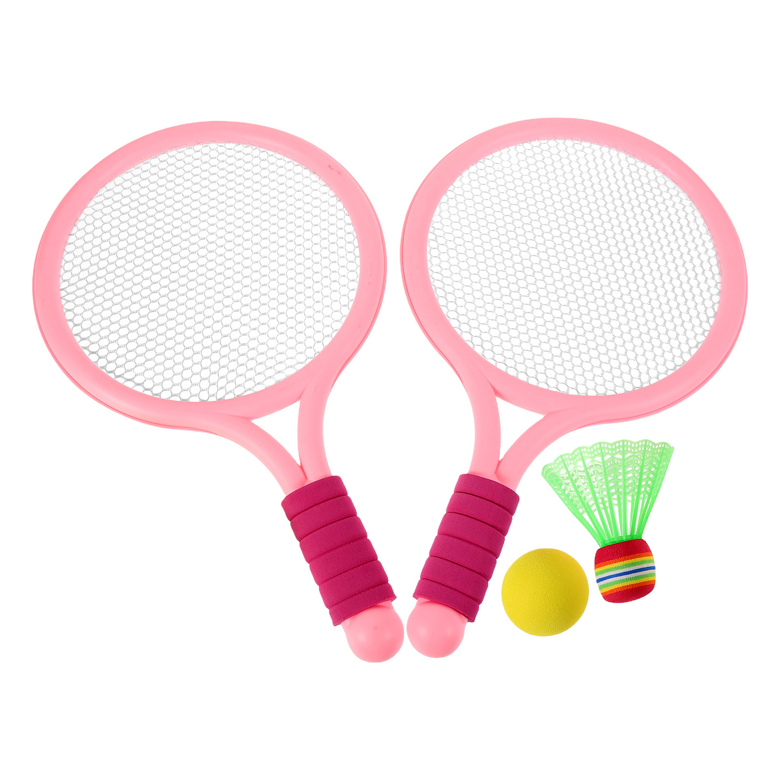 1세트 어린이 배드민턴 세트 소프트 그립 주니어 라켓  - Badminton Fun Game 리뷰 및 가격