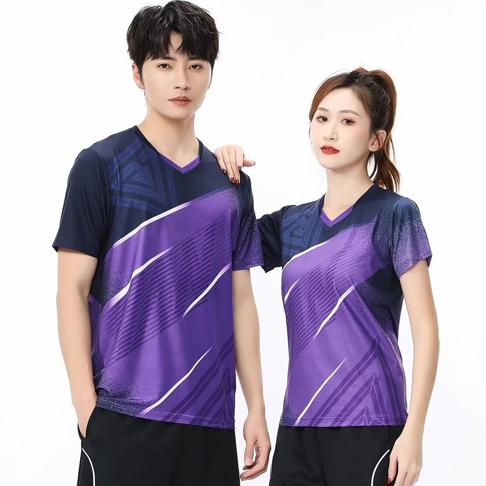 남녀공용 테니스 탁구 티셔츠, 반팔 스포츠 상의, 빠른 - Badminton Emoji 리뷰 및 가격