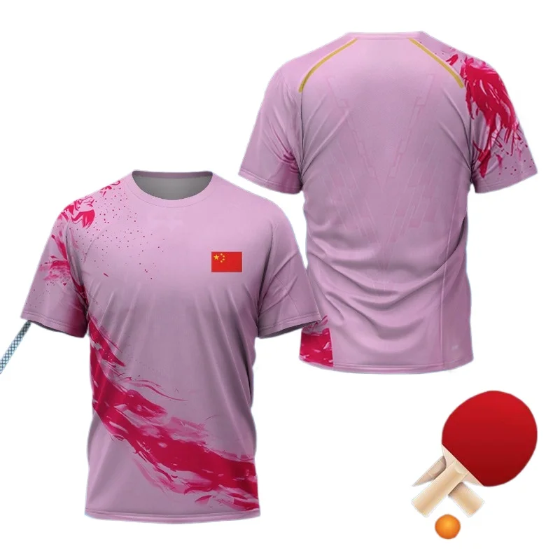 중국 드래곤 탁구 그래픽 T 셔츠 남성 의류 패션 배드 - Badminton Emoji 리뷰 및 가격