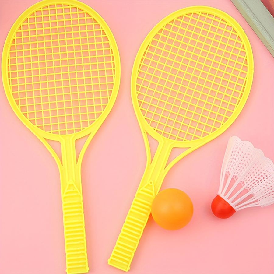 4 개/대 미니 플라스틱 배드민턴 탁구 라켓 세트 2  - Badminton Fun Game 리뷰 및 가격